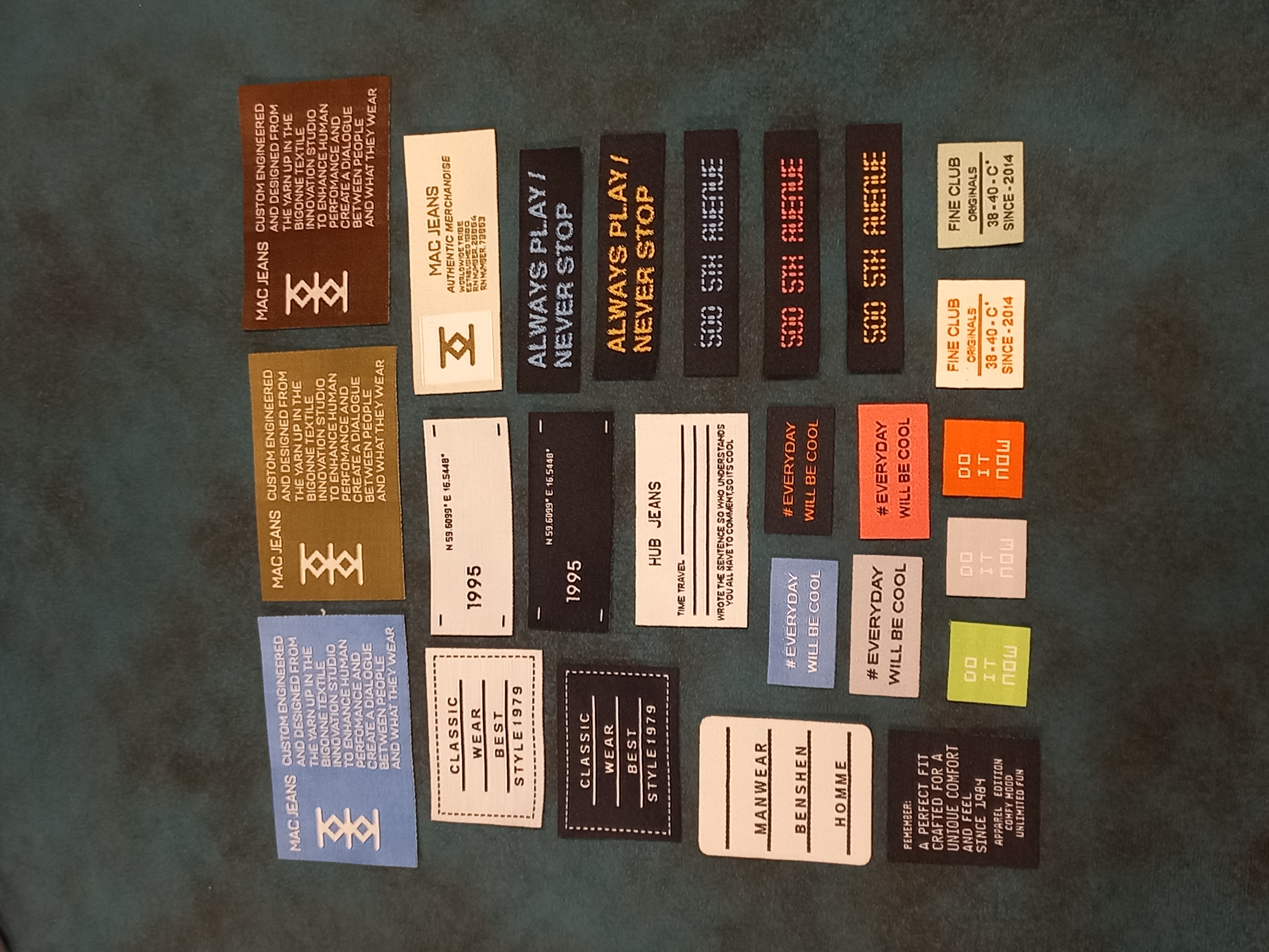 Laser Cut Woven Labels